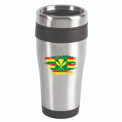 Kanaka Maoli Hawaiian Flag Pride Distressed Sovereign Gifts 16oz Travel Tumbler