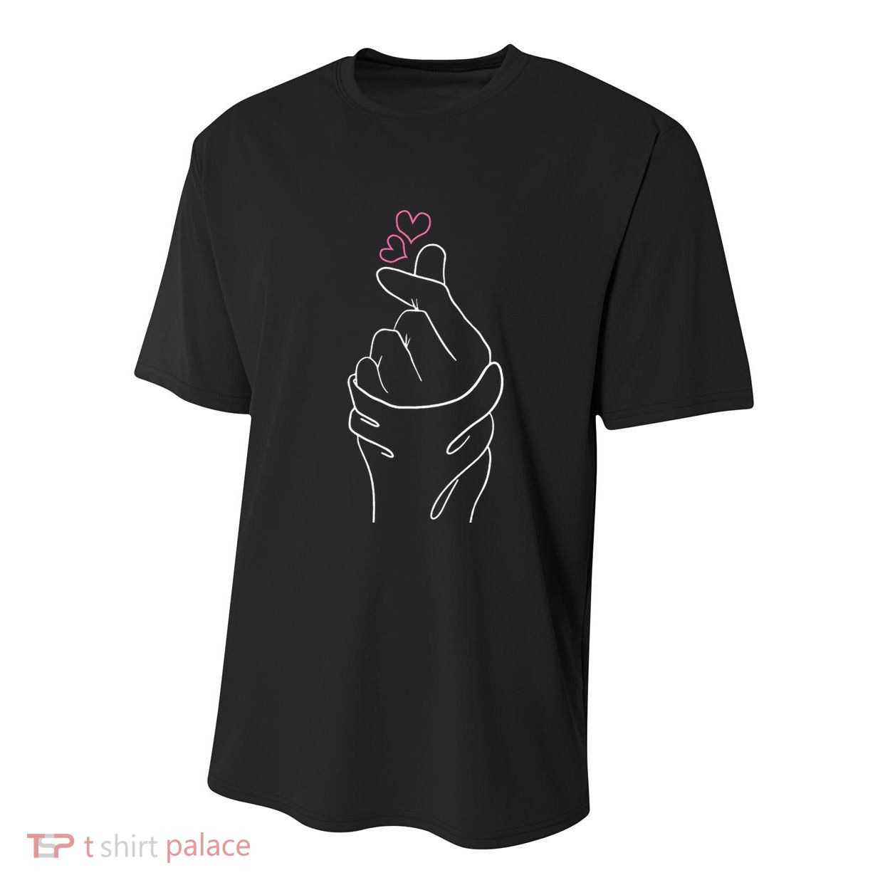 Kpop Merch Hand Symbol Heart Kdrama Korean Pop Music Youth Performance Sprint T-Shirt