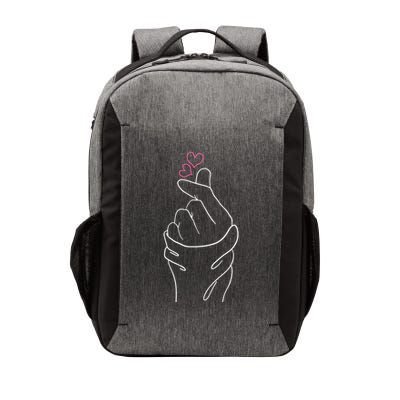 Kpop Merch Hand Symbol Heart Kdrama Korean Pop Music Vector Backpack