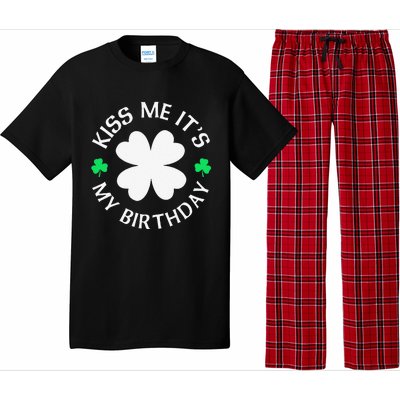 Kiss Me It's My Birthday St Patricks Day Pajama Set