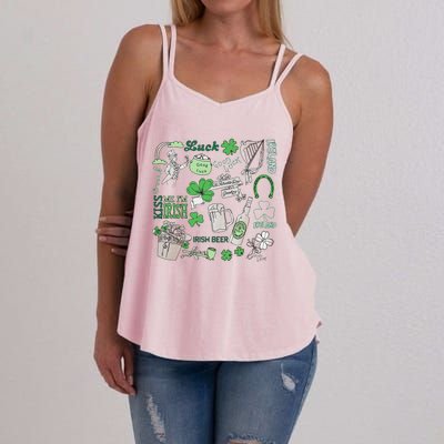 Kiss Me I'm Irish Women's Strappy Tank