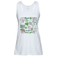 Kiss Me I'm Irish Ladies Essential Flowy Tank