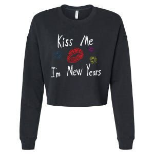 Kiss Me I’M New Years 2024 Cropped Pullover Crew