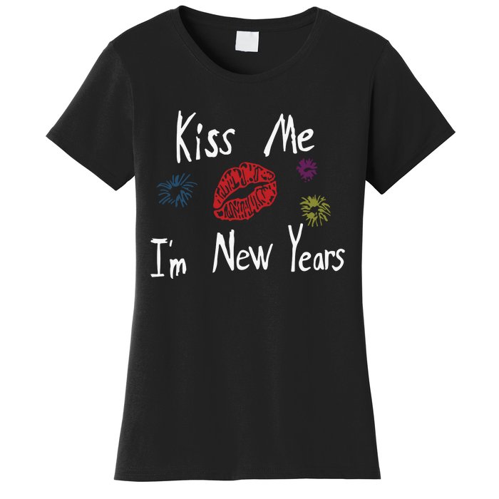 Kiss Me I’M New Years 2024 Women's T-Shirt