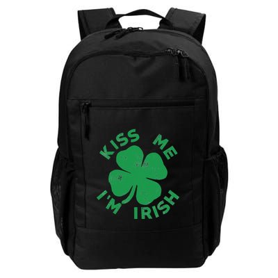 Kiss Me I'm Irish Funny Saint Patrick Day Backpack