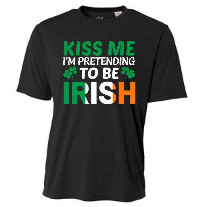 Kiss Me Im Pretending To Be Irish Cooling Performance Crew T-Shirt