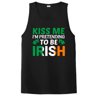 Kiss Me Im Pretending To Be Irish PosiCharge Competitor Tank