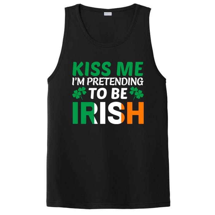 Kiss Me Im Pretending To Be Irish PosiCharge Competitor Tank