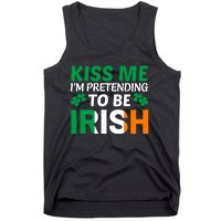 Kiss Me Im Pretending To Be Irish Tank Top