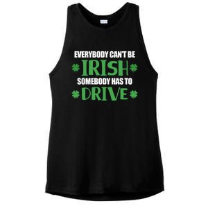 Kiss Me I Am Irish And Full Vaccinated Gift Ladies PosiCharge Tri-Blend Wicking Tank