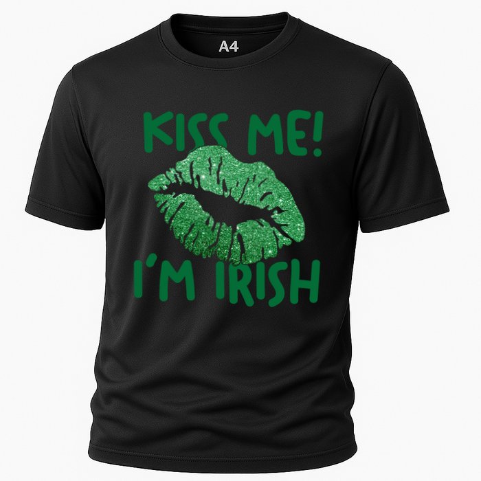 Kiss Me Im Irish St Patricks Day Cooling Performance Crew T-Shirt