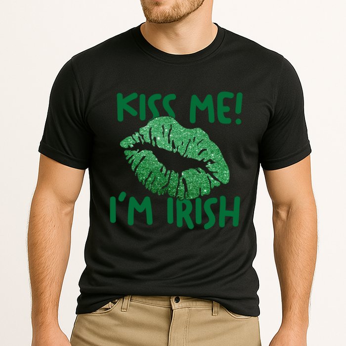 Kiss Me Im Irish St Patricks Day Cooling Performance Crew T-Shirt