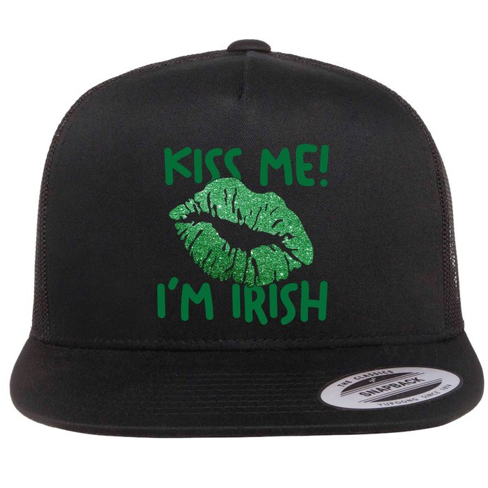 Kiss Me Im Irish St Patricks Day Flatbill Hat