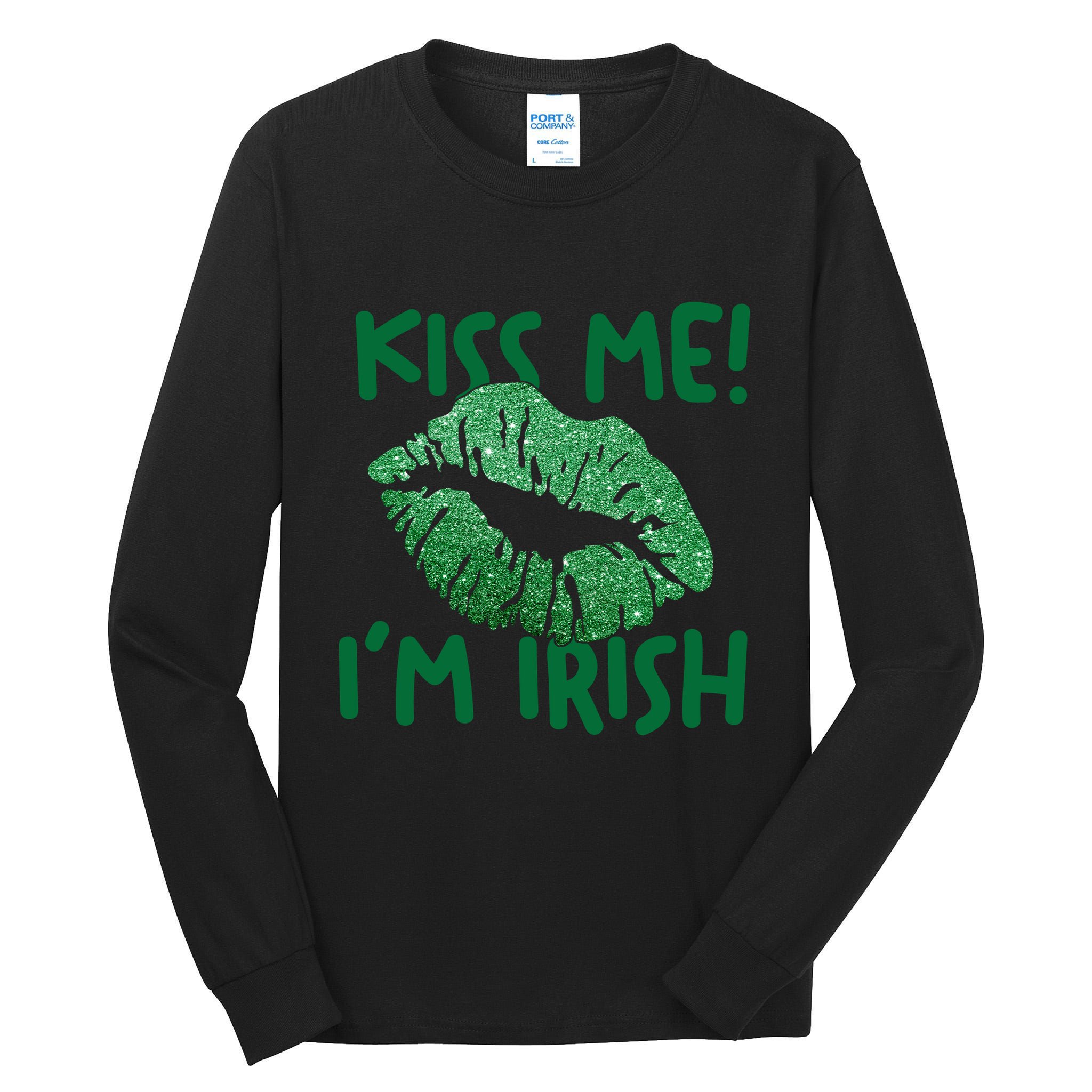 Kiss Me Im Irish St Patricks Day Tall Long Sleeve T-Shirt