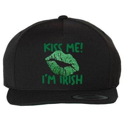 Kiss Me Im Irish St Patricks Day Wool Snapback Cap
