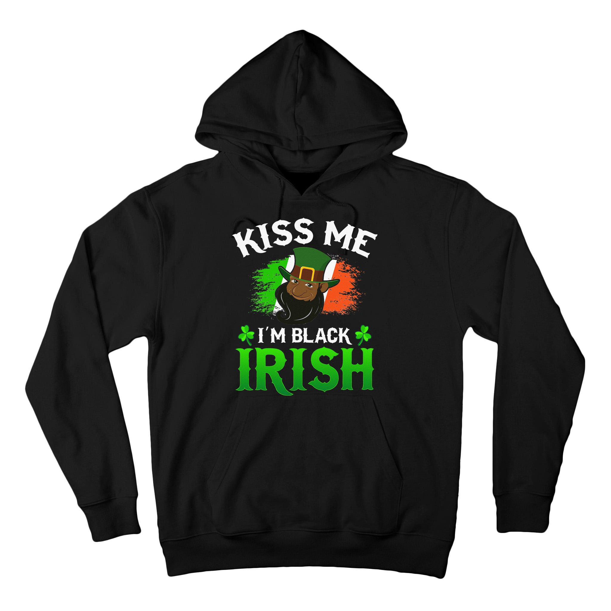 Kissing Me I'm Black Irish Ireland Flag St Patricks Day Tall Hoodie