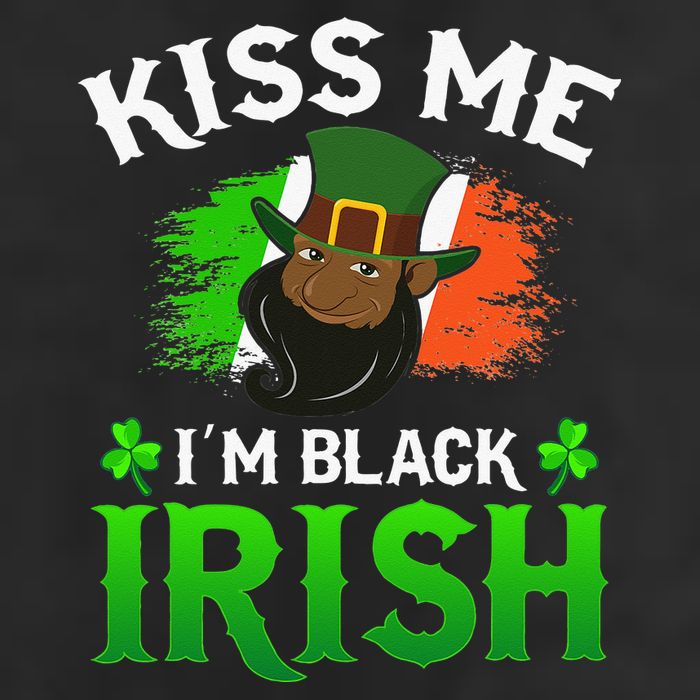 Kissing Me I'm Black Irish Ireland Flag St Patricks Day Golf Towel