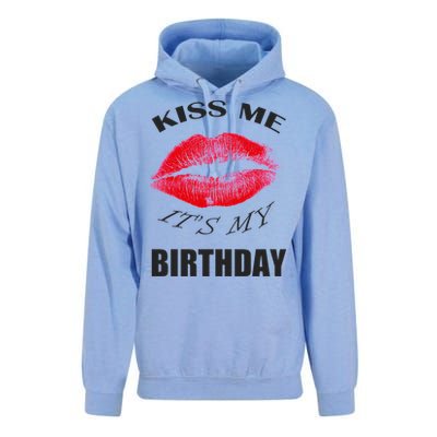 Kiss Me It's My Birthday Unisex Surf Hoodie