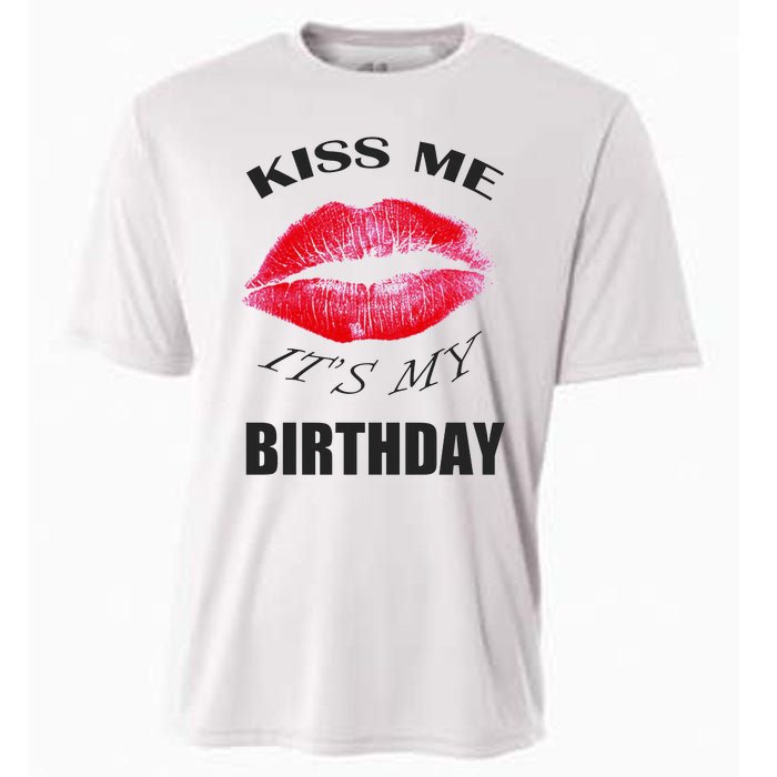 Kiss Me It's My Birthday Cooling Performance Crew T-Shirt