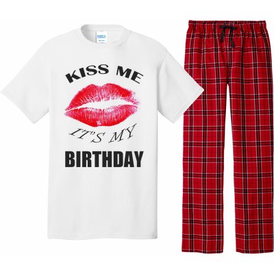 Kiss Me It's My Birthday Pajama Set