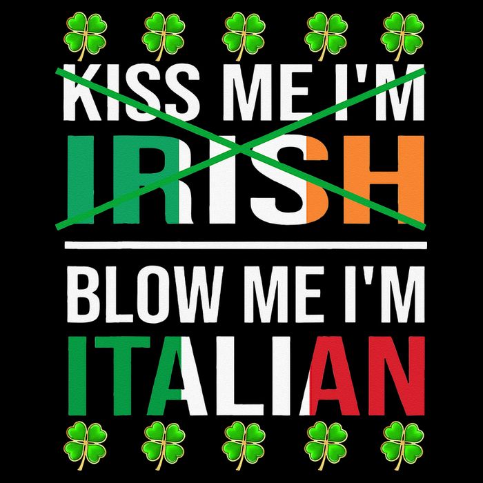 Kissing Me I'm Irish Blow Me I'm Italian St Patrick's Day Zip Tote Bag
