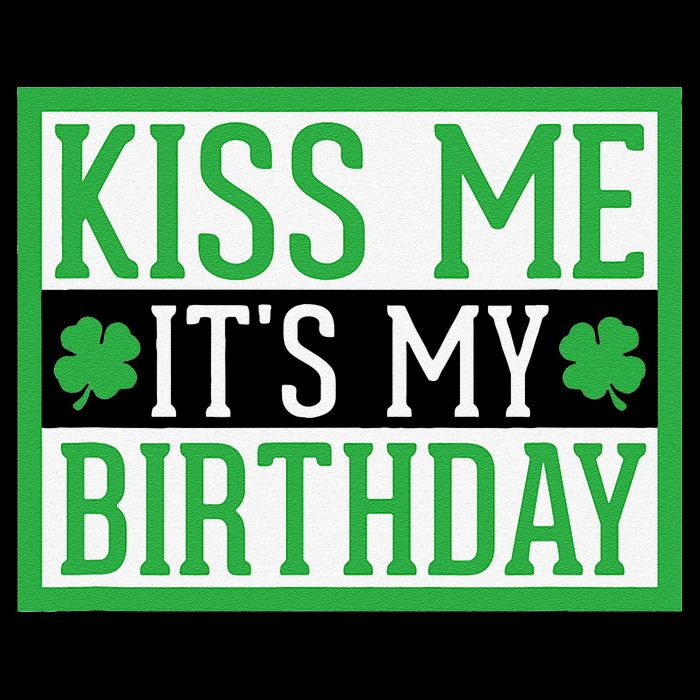 Kiss Me It's My Birthday Cute St. Patrick's Day Irish Funny Backpack
