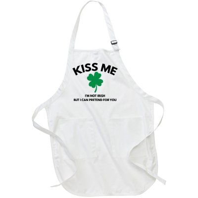 Kiss Me Im Not Irish Full-Length Apron With Pockets