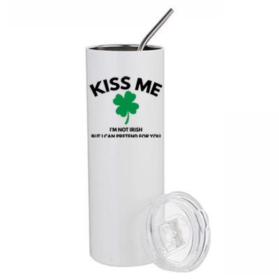 Kiss Me Im Not Irish Stainless Steel Tumbler