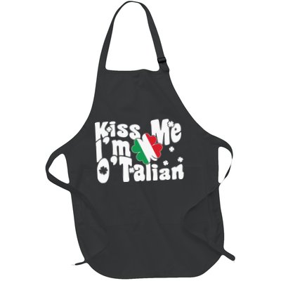 Kiss Me I'm O'Talian Funny Italian St Patrick's Day Apron