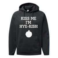 Kissing Me I'm Hyerish Armenian Funny St Patricks Day Performance Fleece Hoodie