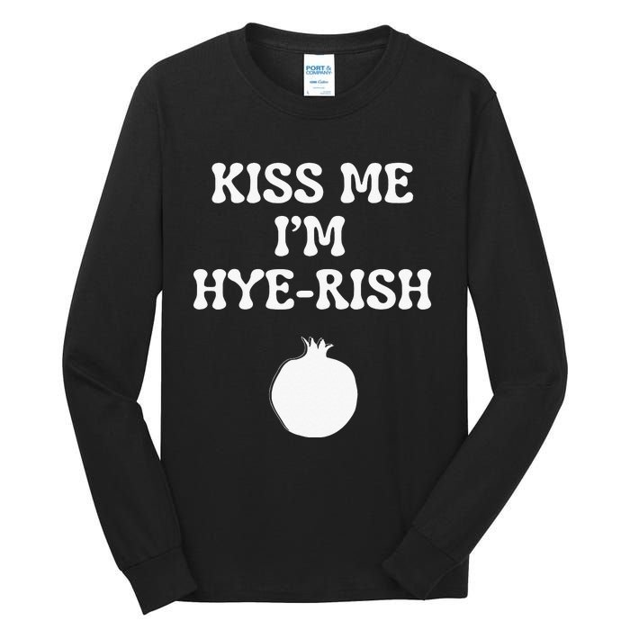 Kissing Me I'm Hyerish Armenian Funny St Patricks Day Tall Long Sleeve T-Shirt