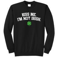 Kiss Me I'm Not Irish St Patricks Day Gifts Shamrock Sweatshirt