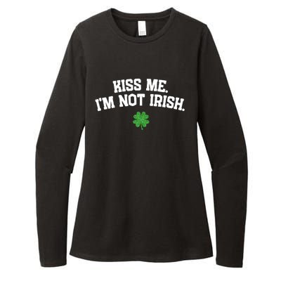 Kiss Me I'm Not Irish St Patricks Day Gifts Shamrock Womens CVC Long Sleeve Shirt