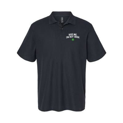 Kiss Me I'm Not Irish St Patricks Day Gifts Shamrock Softstyle Adult Sport Polo