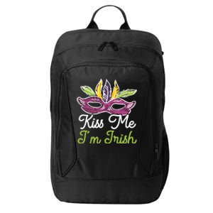 Kiss Me I'm Irish Mardi Gras Parade Masquerade Gift City Backpack