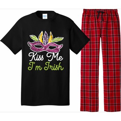 Kiss Me I'm Irish Mardi Gras Parade Masquerade Gift Pajama Set