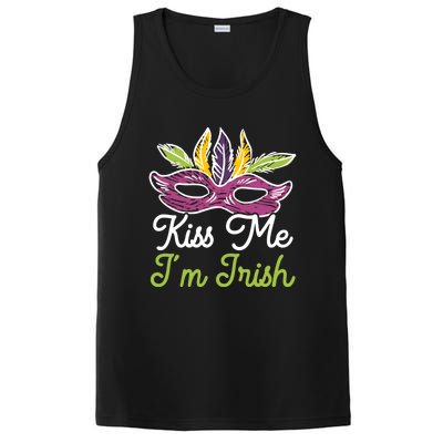 Kiss Me I'm Irish Mardi Gras Parade Masquerade Gift PosiCharge Competitor Tank