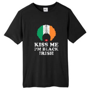 Kiss Mee I'm Black Irish History Funny St Patricks Day Tall Fusion ChromaSoft Performance T-Shirt