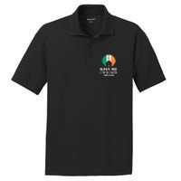 Kiss Mee I'm Black Irish History Funny St Patricks Day PosiCharge RacerMesh Polo