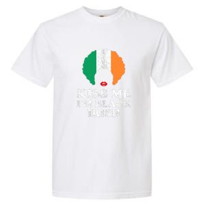 Kiss Mee I'm Black Irish History Funny St Patricks Day Garment-Dyed Heavyweight T-Shirt