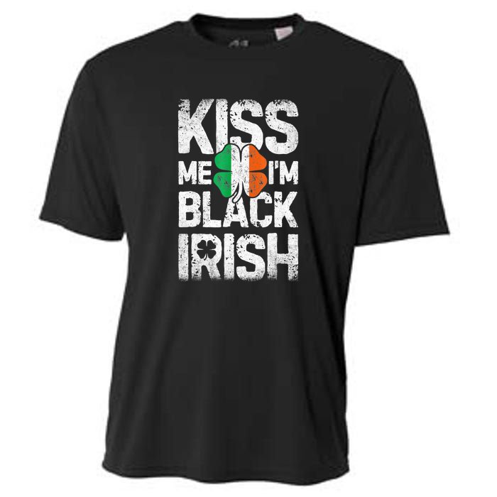 Kiss Mee I'm Black Irish St. Patricks Day Quote Cooling Performance Crew T-Shirt