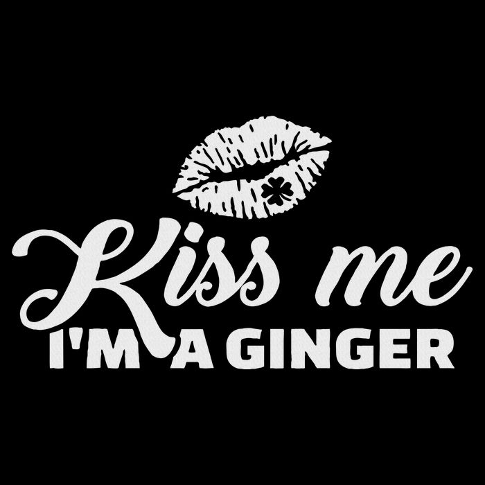 Kiss Me I'm A Ginger St. Patricks Day Button