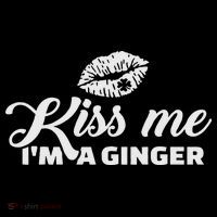Kiss Me I'm A Ginger St. Patricks Day 7-Panel Snapback Hat