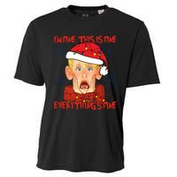 Kevin Mccallister Im Fine This Is Fine Everythings Fine Christmas Cooling Performance Crew T-Shirt