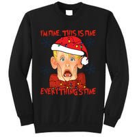 Kevin Mccallister Im Fine This Is Fine Everythings Fine Christmas Sweatshirt