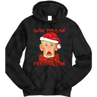 Kevin Mccallister Im Fine This Is Fine Everythings Fine Christmas Tie Dye Hoodie