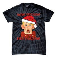 Kevin Mccallister Im Fine This Is Fine Everythings Fine Christmas Tie-Dye T-Shirt