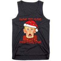 Kevin Mccallister Im Fine This Is Fine Everythings Fine Christmas Tank Top