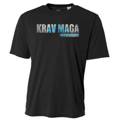 Krav Maga Israeli Combat System Distressed Vintage Cooling Performance Crew T-Shirt