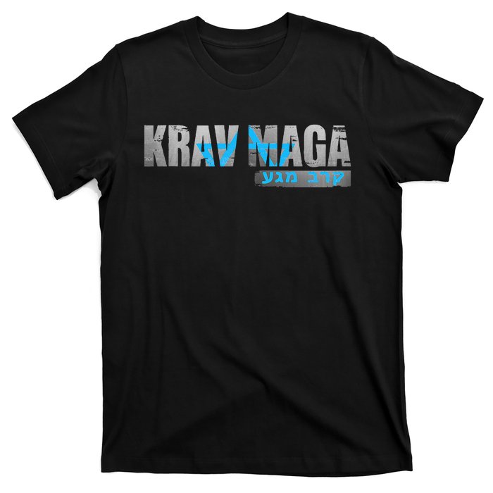 Krav Maga Israeli Combat System Distressed Vintage T-Shirt